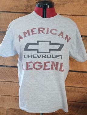 American Legend Heather Gray Graphic T-Shirt Men's M or Women's L